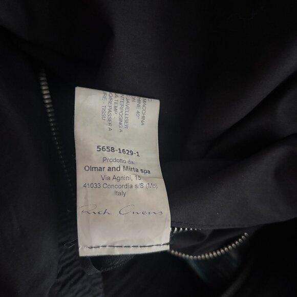Rick Owens FW15 Sphinx Black Hooded Goose Down Parka Jacket - 54/Large - XL - Picture 8 of 16